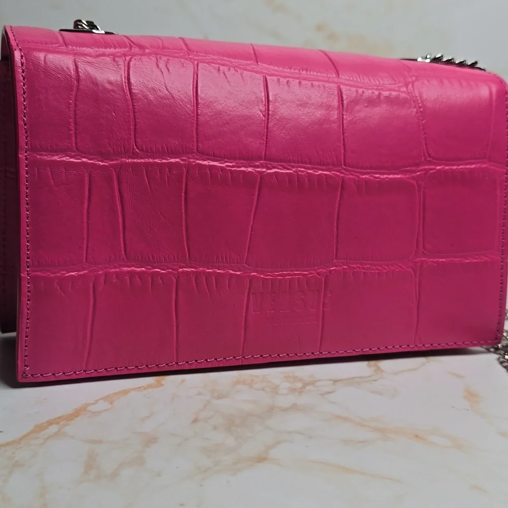 Versace Versus Pink Crossbody, Clutch Bag New With Tags